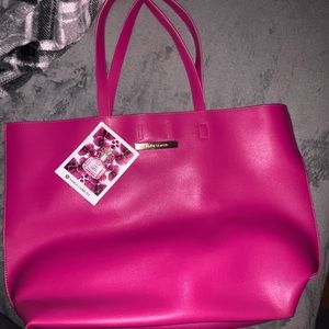 Hot pink tote bag 👛